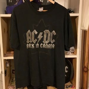 ACDC Back in Canada Tour T-Shirt